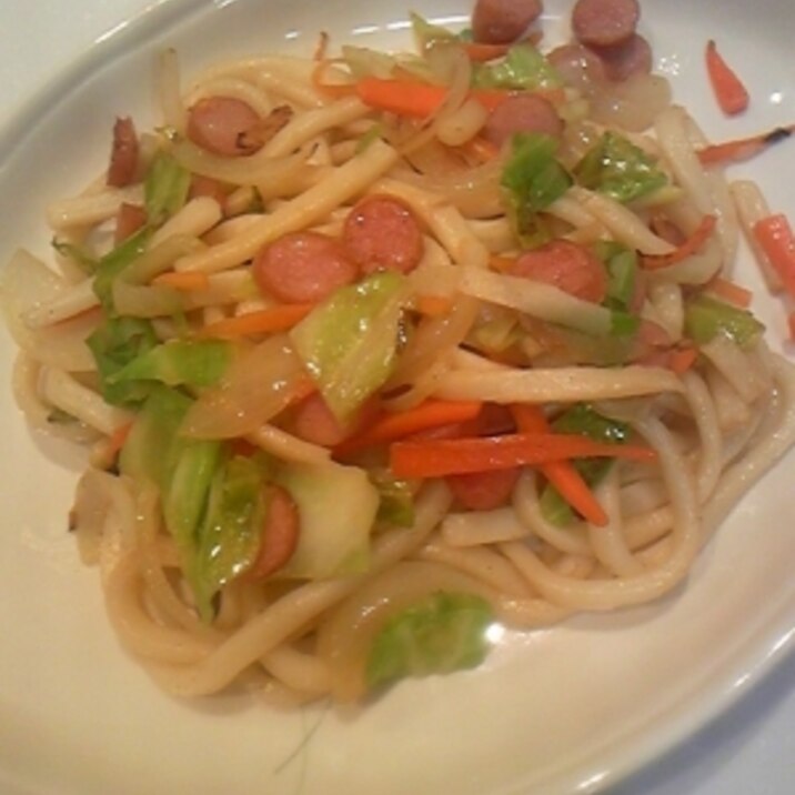 ダシダde焼きうどん♪